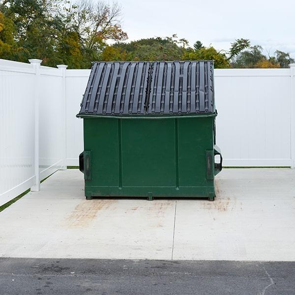 we offer customizable service prepare for our commercial dumpsters, with options ranging from daily to regular monthly pickup